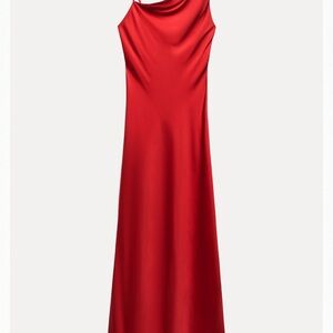 Elegant Red Evening Gown